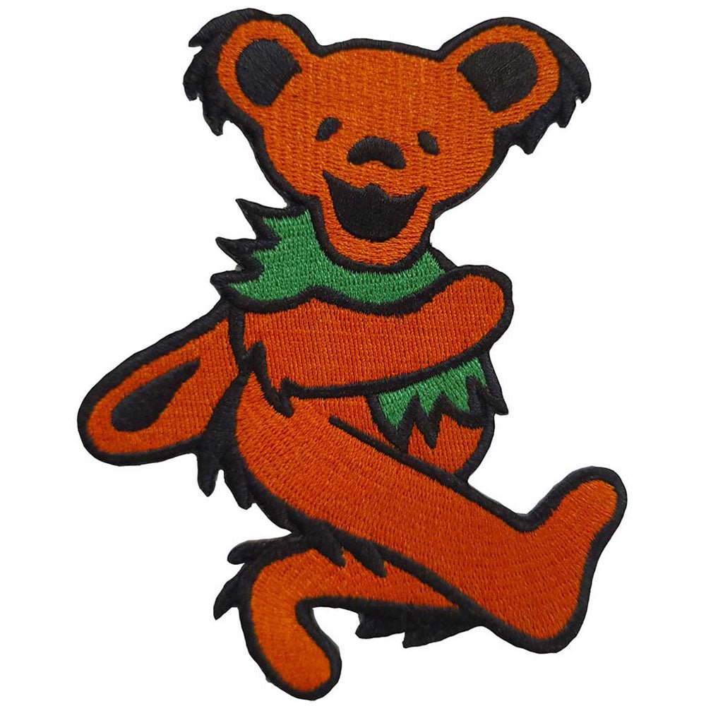 GRATEFUL DEAD グレイトフルデッド (結成 60周年 ) - Orange Dancing Bear / ワッペン - PGS